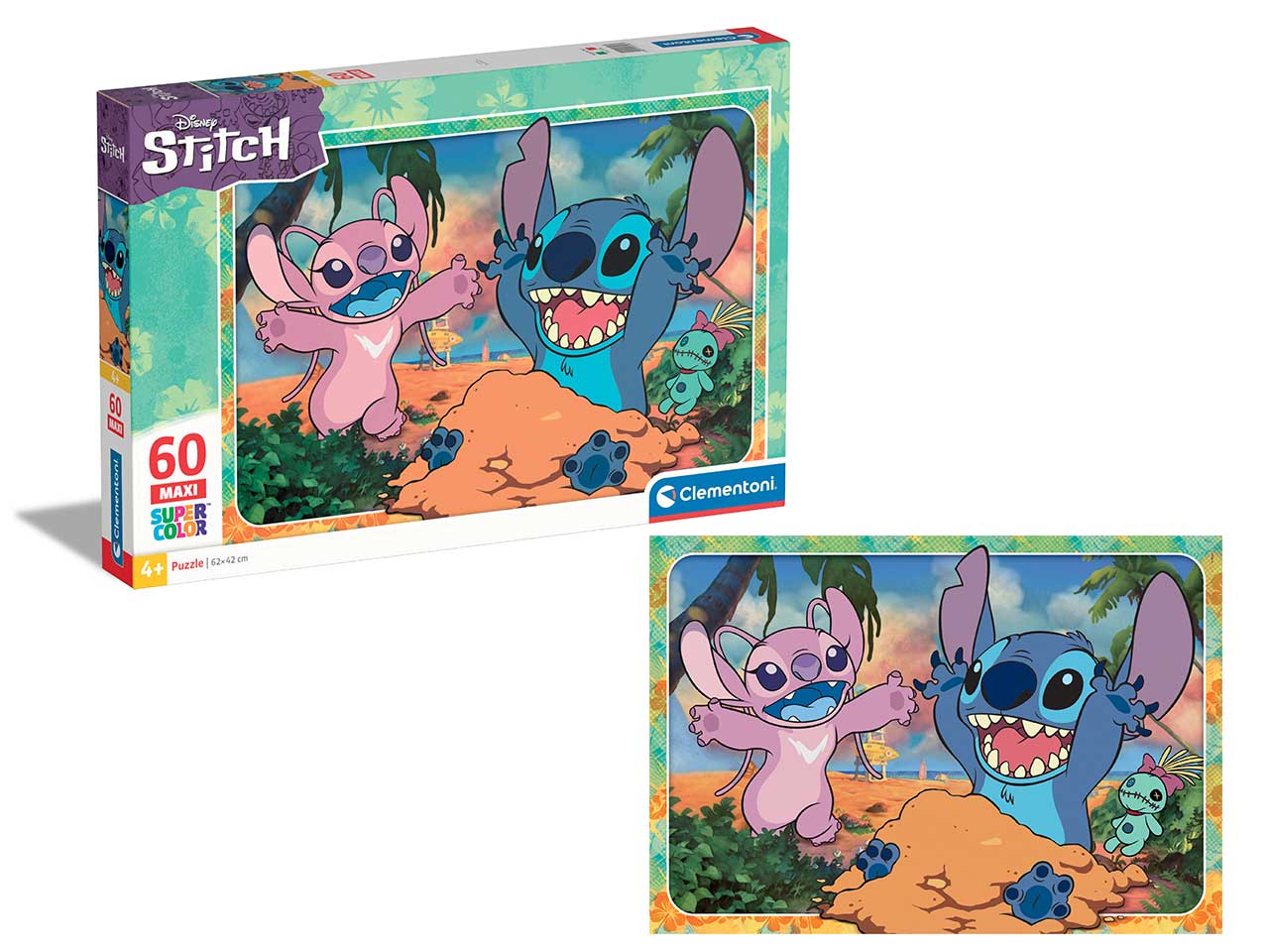PUZZLE 60 MAXI DISNEY STITCH 26596.1