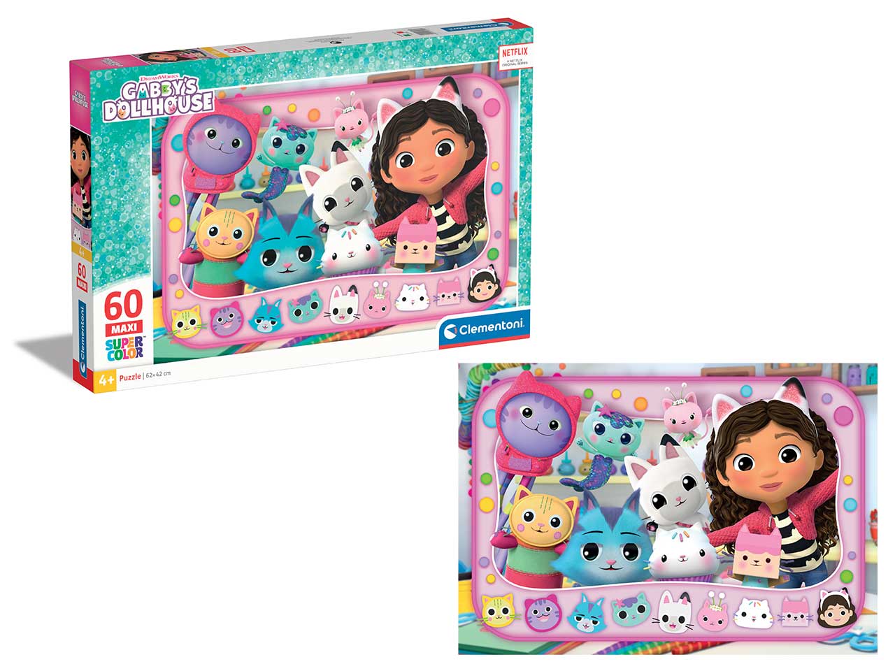 PUZZLE 60PZ MAXI GABBY DOLLHOUSE 26598.5