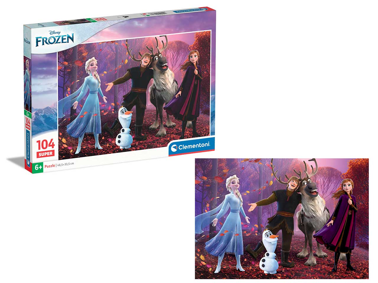 PUZZLE 104 SUPER DISNEY FROZEN 25771.3