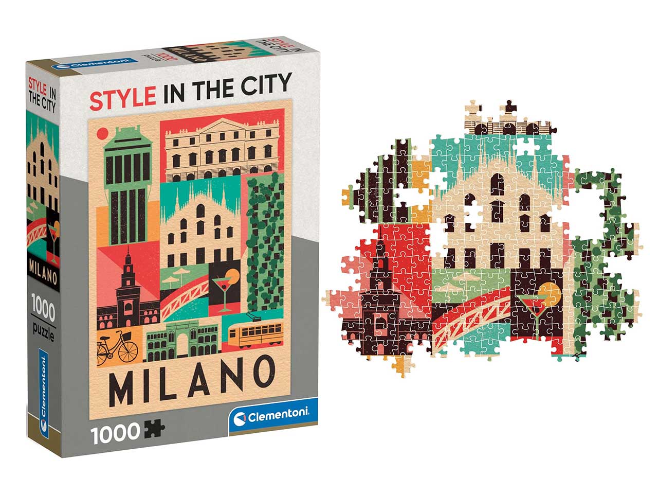 PUZZLE 1000PZ S.I.THE CITY MILANO 39842