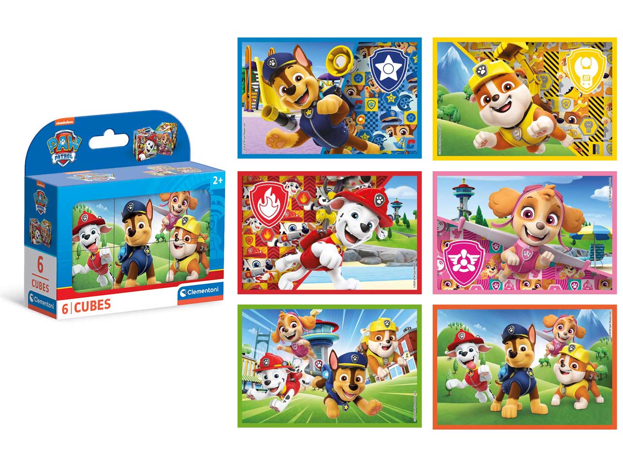 PAW PATROL PUZZLE CUBI 6 PZ 40658.6 PAW PATROL PUZZLE CUBI 6 PZ 40658.6
