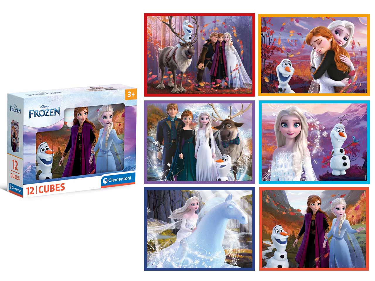 FROZEN PUZZLE CUBI 12 PZ 41192