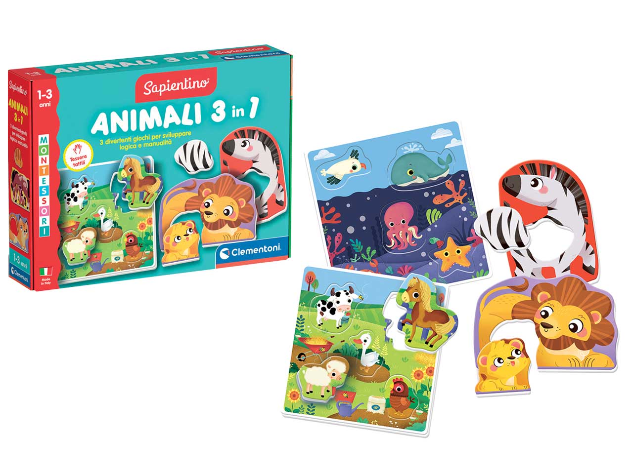 MONTESSORI BABY ANIMALI 3IN1 16460.8