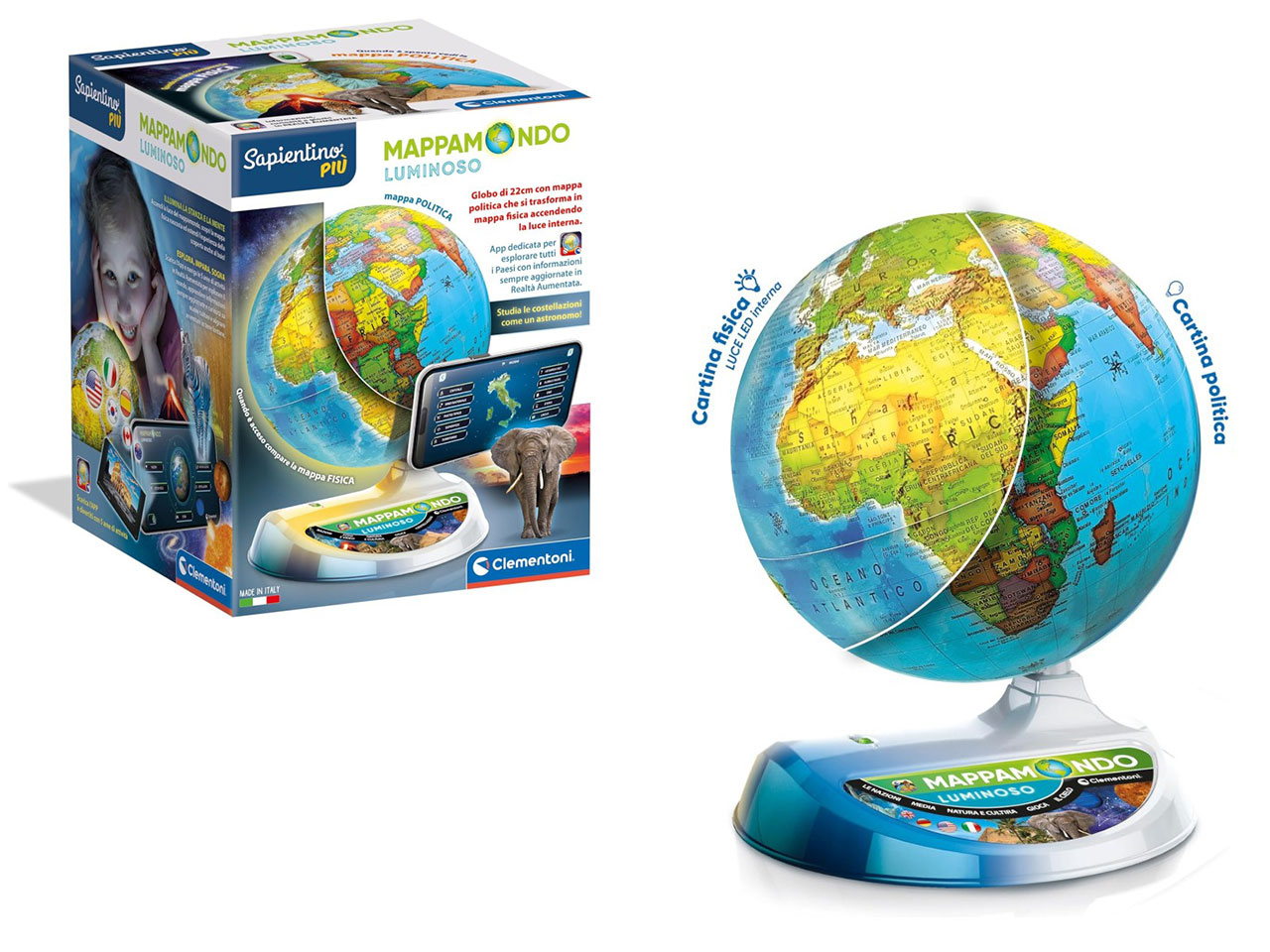 LIGHT UP GLOBE WITH AR 16468.4