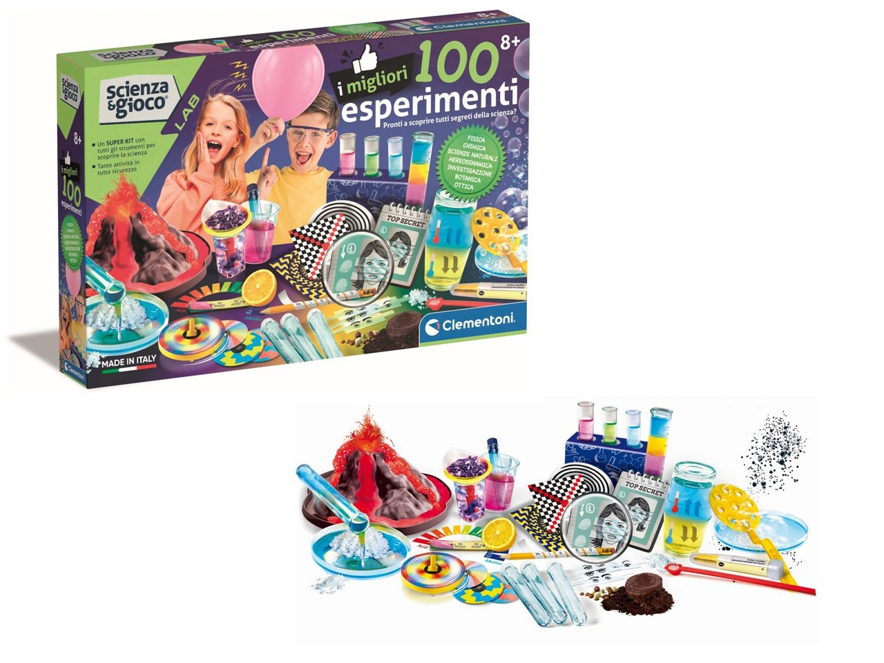 CLEMENTONI I MIGLIORI 100 ESPERIMENTI 19395.0 CLEMENTONI I MIGLIORI 100 ESPERIMENTI 19395.0