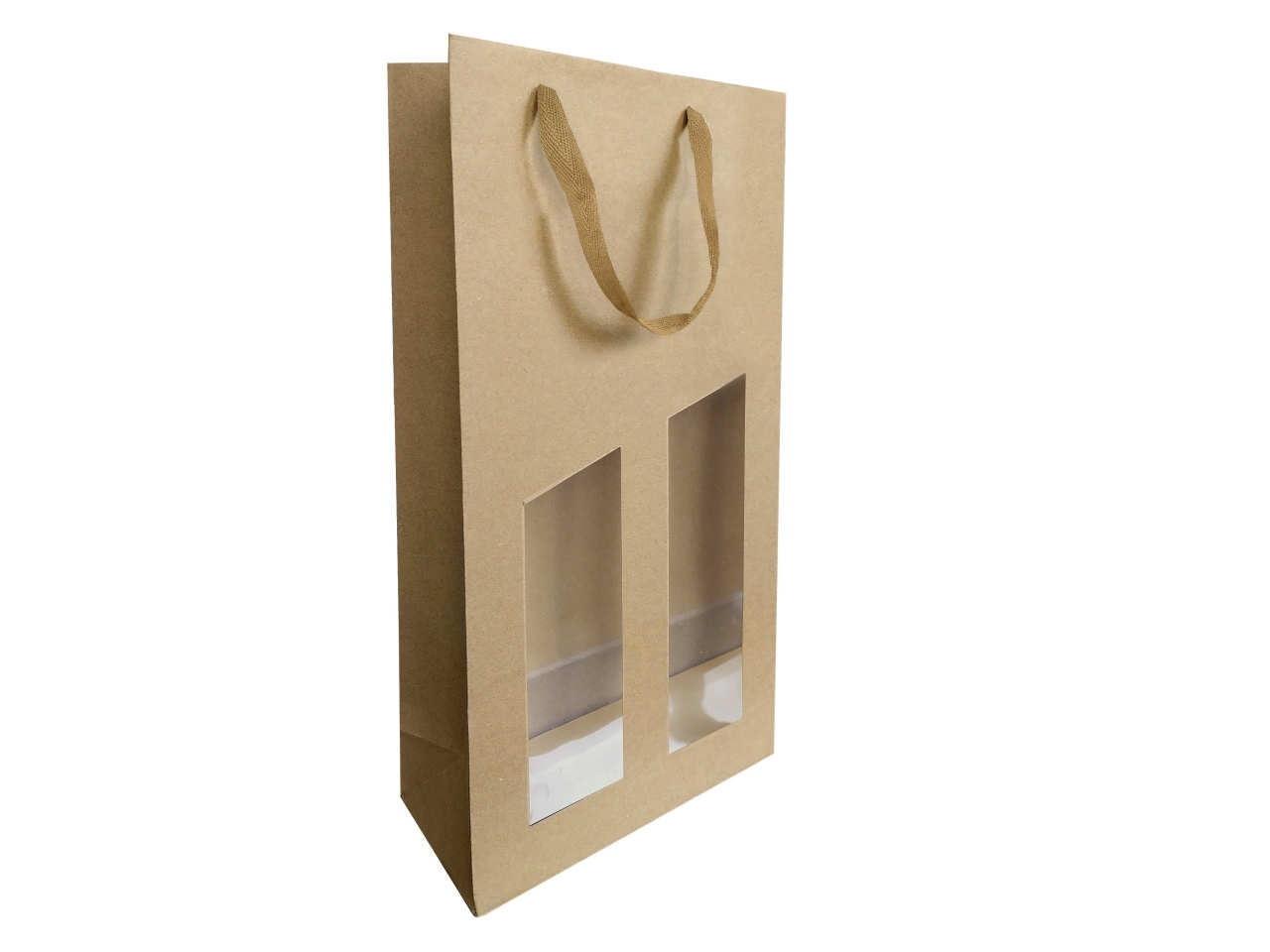 BORSA DI CARTA PER 2 BOTTIGLIE 10PZ 38A3937