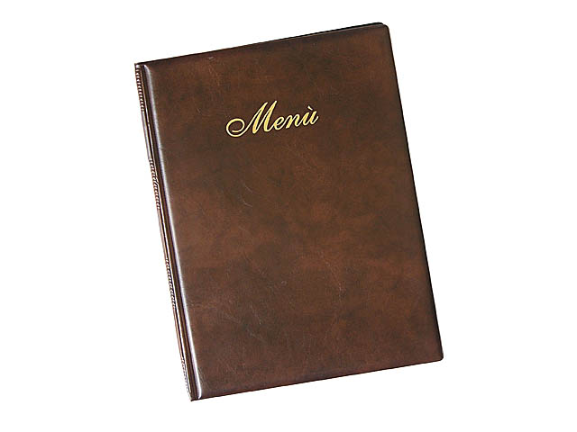 PORTAMENU’ 18X24 PVC MARRONE X345111