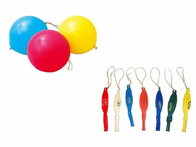 PALLONCINI 50pz GOMMA PUNCH BALL PALLONCINI 50pz GOMMA PUNCH BALL