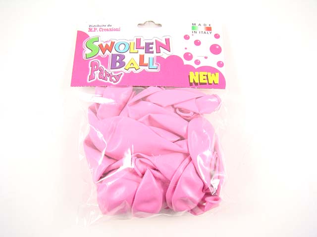 PALLONCINI GOMMA 25pz ROSA 880
