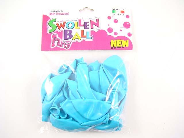 PALLONCINI GOMMA 25pz CELESTE 881 PALLONCINI GOMMA 25pz CELESTE 881