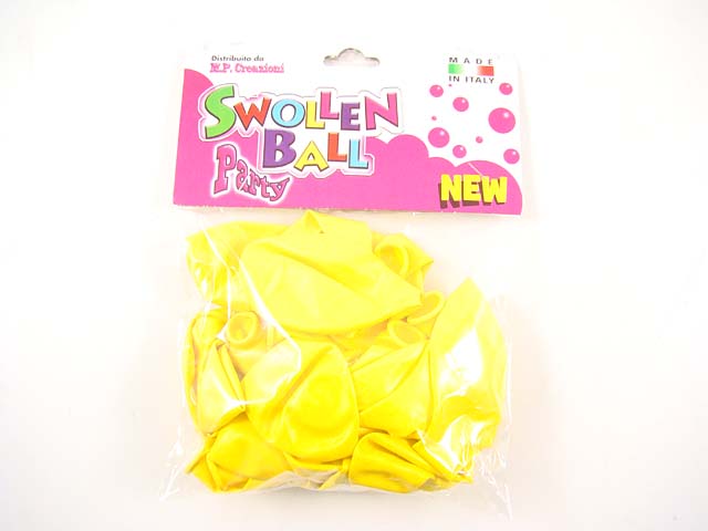 PALLONCINI GOMMA 25pz GIALLI 883