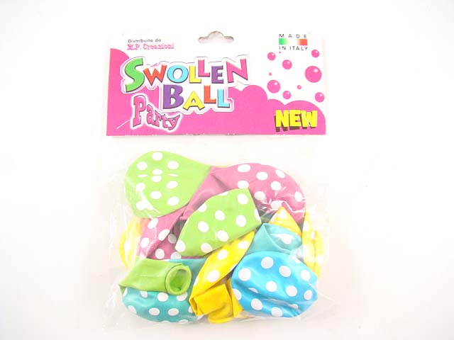 PALLONCINI GOMMA 20pz POIS 902