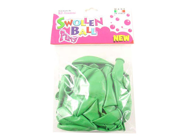PALLONCINI GOMMA 25pz VERDI 882