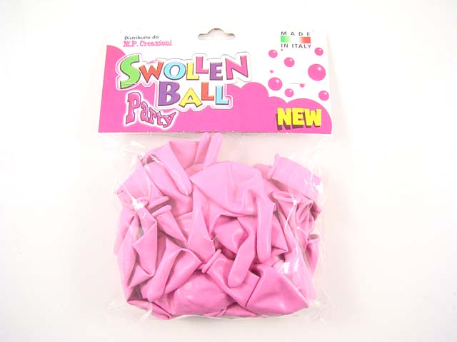 PALLONCINI GOMMA 20pz ROSA 1029