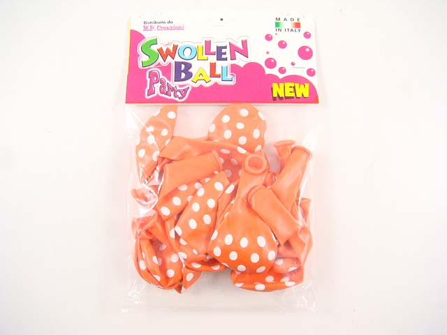 PALLONCINI GOMMA POIS 20pz ARANCIO 901