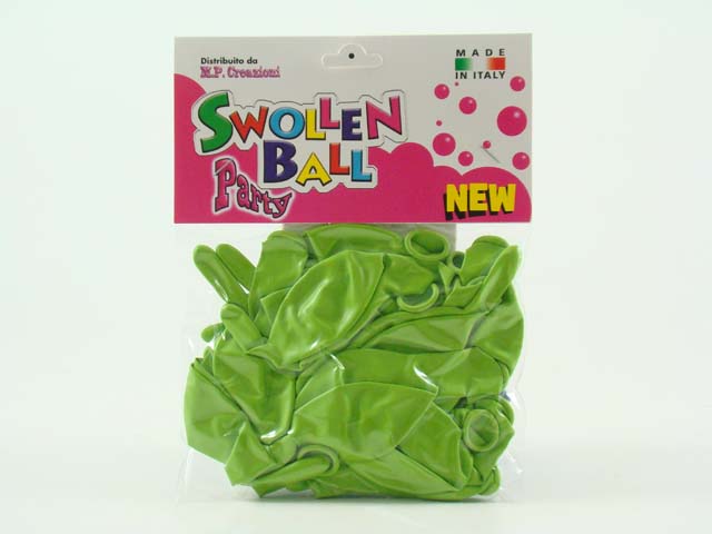 PALLONCINI GOMMA 20pz VERDE A. 1335