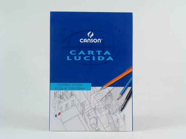 CARTA LUCIDA 23×33 10 FOGLI