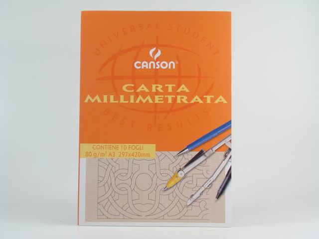 BLOCCO MILLIMETRATO A3 29×42 5826