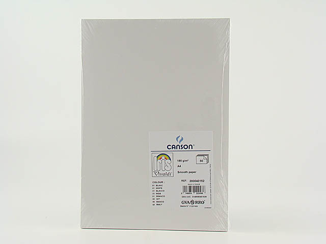FOGLI VIVALDI A4 185G BIANCHI 50pz