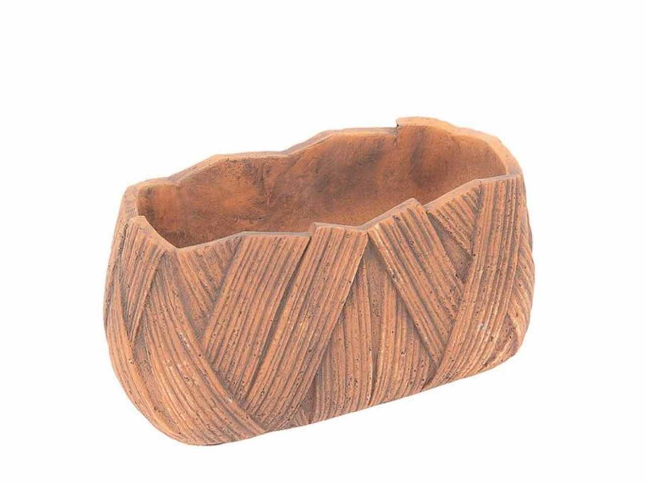 VASO RETTANGOLARE 18X8X9 CM TERR 1HNU50