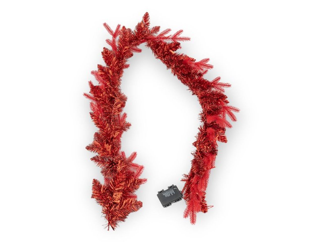 GHIRLANDA NATALIZIA ROSSA CON L 1NV2422 $