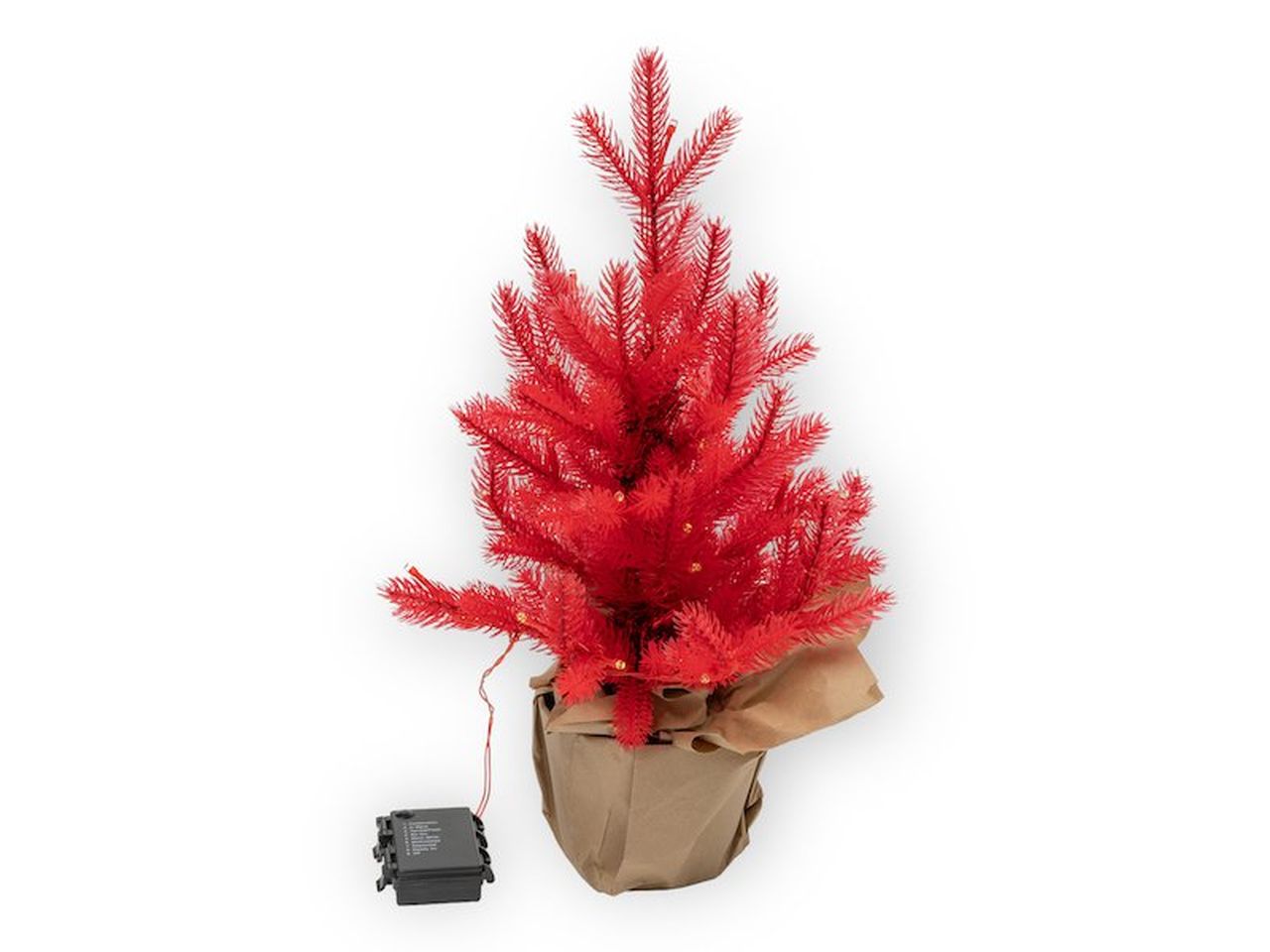 ALBERELLO DI NATALE ROSSO CON L 1NV2421$