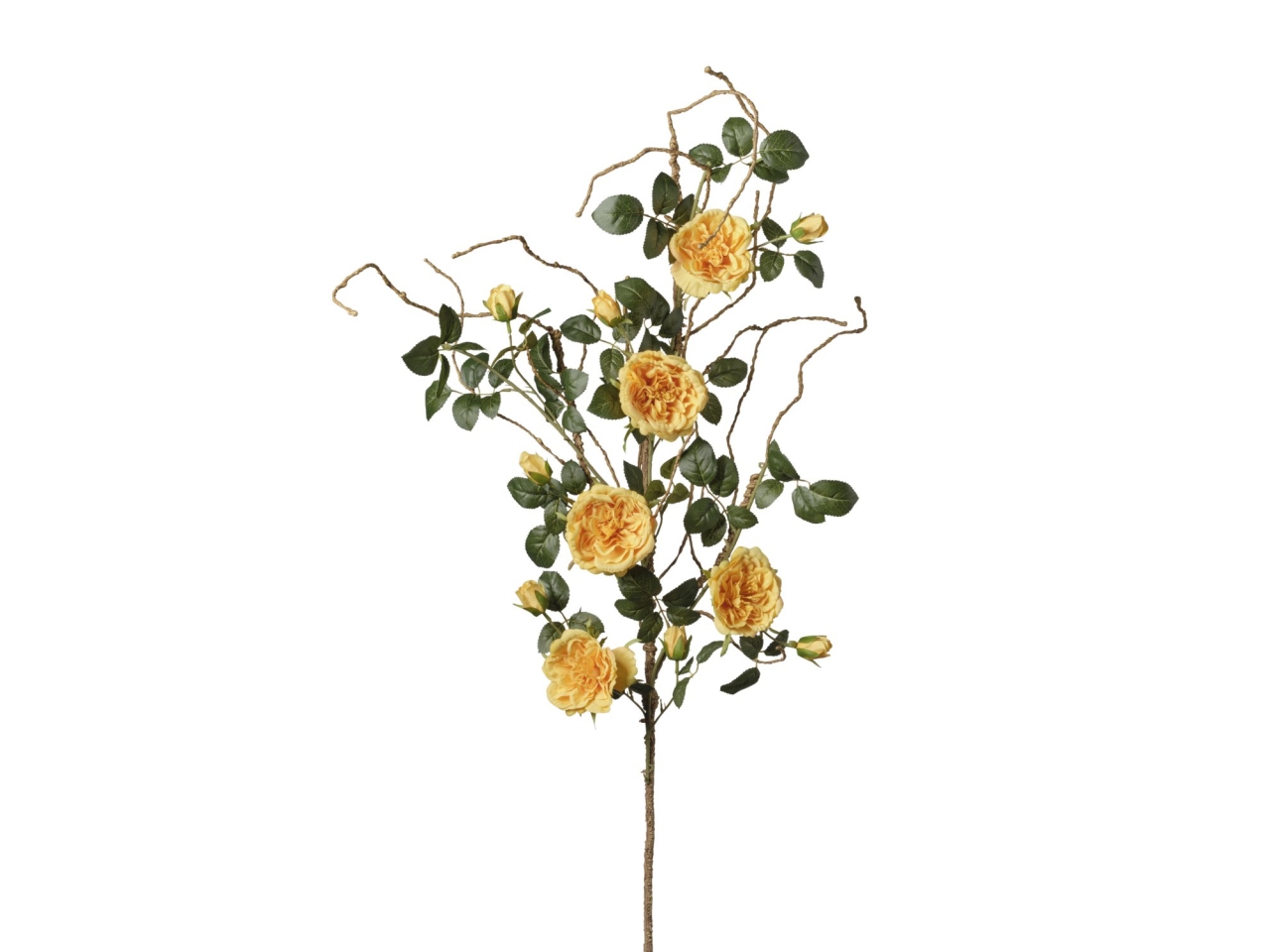 RAMO ROSA 125CM GIALLO 2FHZ3866 321