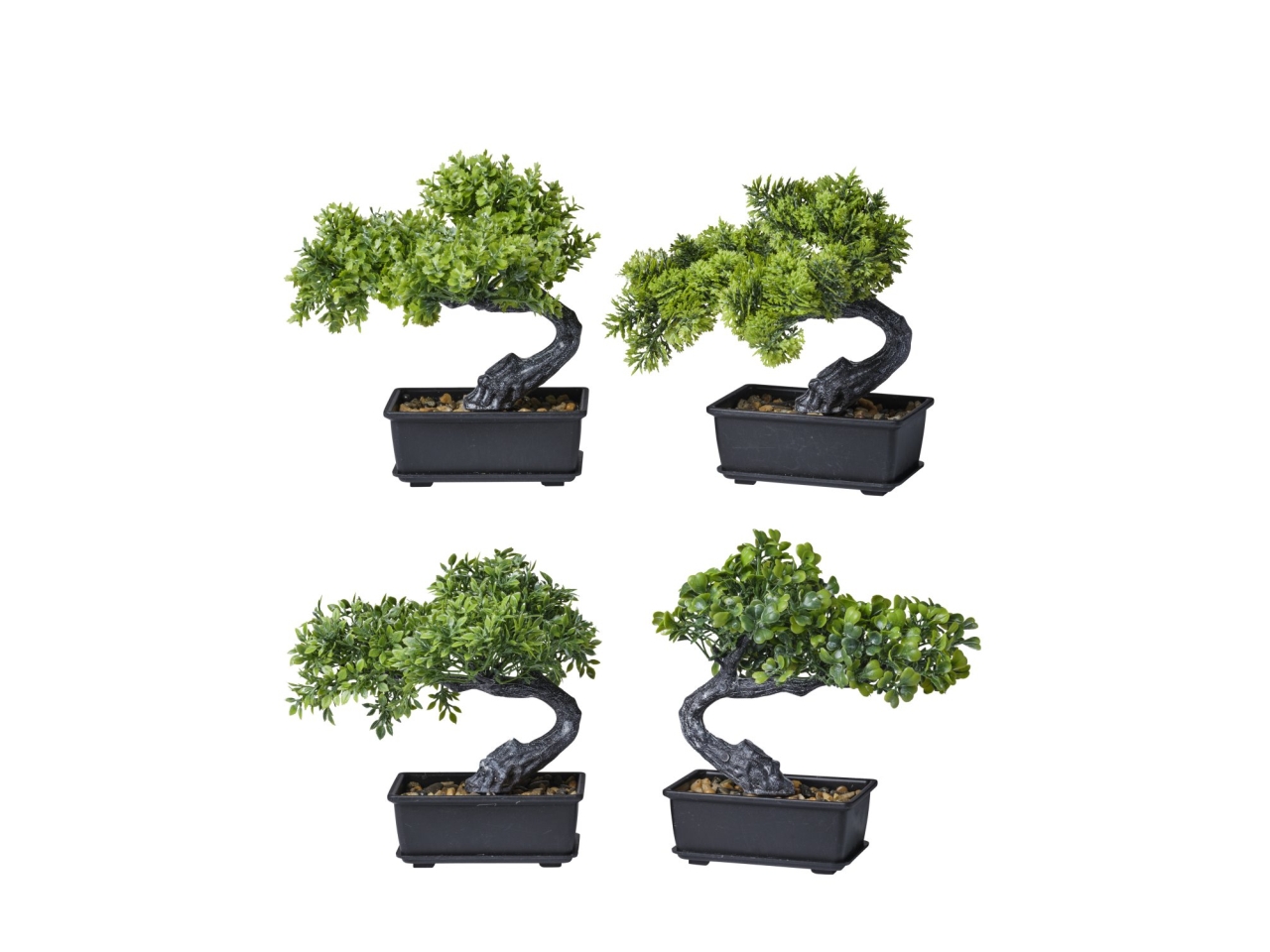 BONSAI C/VASO 18X15X18CM 4ASS. 2PQN4 350