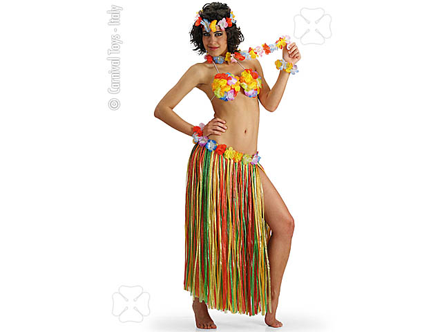 HAWAII COLLANA FIORI STOFFA     4669