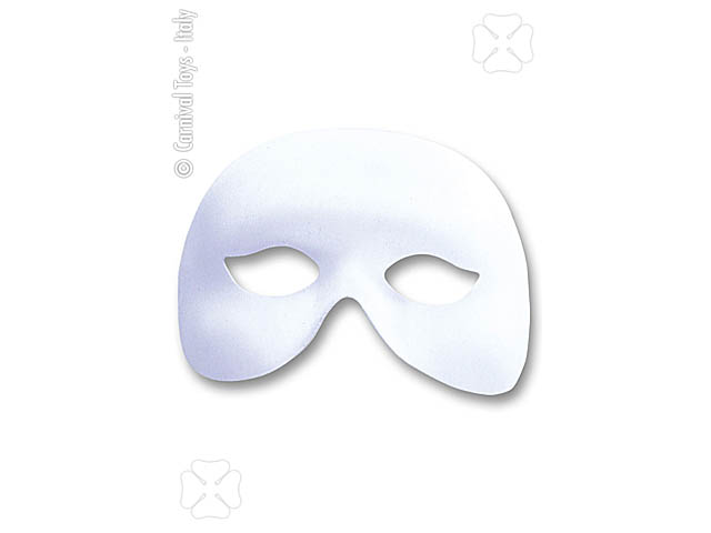 MASCHERA IN TESSUTO BIANCA 01600