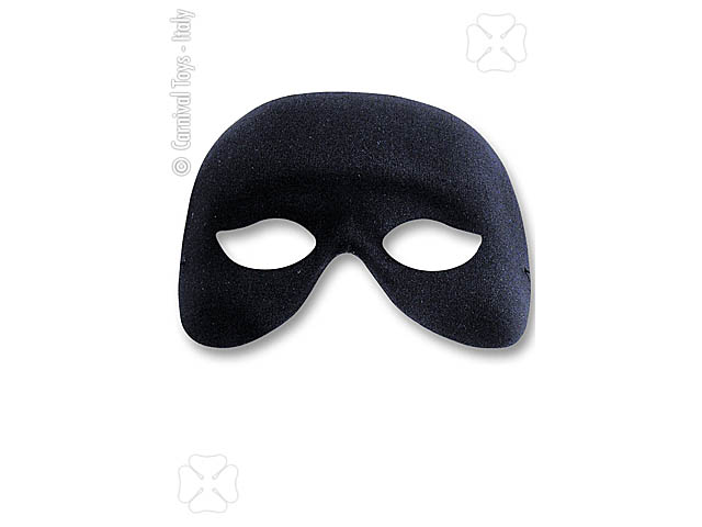 MASCHERA IN TESSUTO NERA 01601