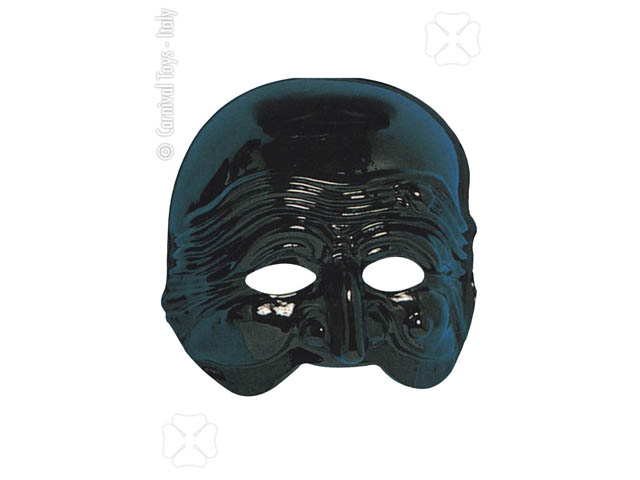 MASCHERA BRIGHELLA IN PLASTICA NERO 00060