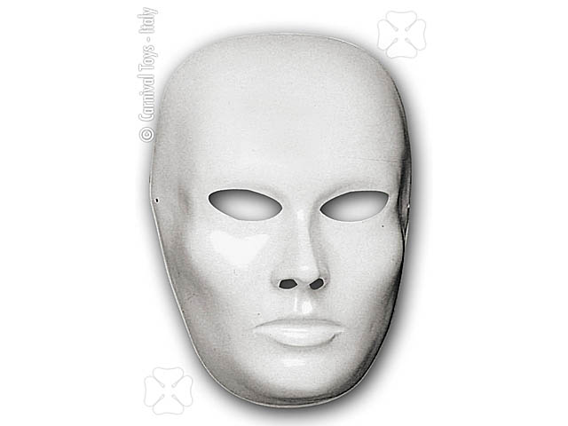 MASCHERA VISO MEDIO BIANCA 00170