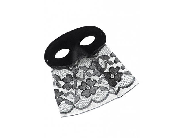 DOMINO SCAMOSCIATO NERO CON BAUTT 01236 DOMINO SCAMOSCIATO NERO CON BAUTT 01236