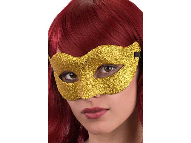 MASCHERA GLITTER ORO 01385