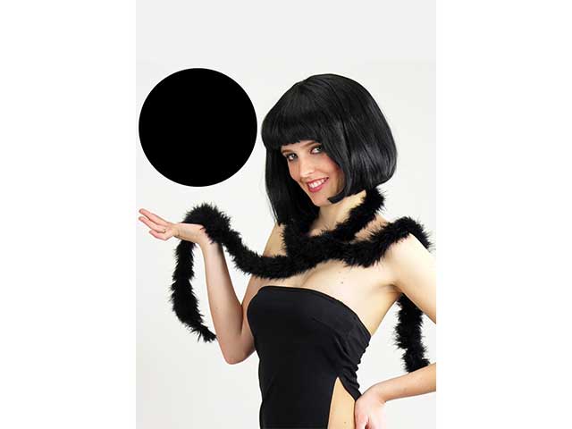 BOA DI MARABOUT COLORE NERO MISUR 08215 BOA DI MARABOUT COLORE NERO MISUR 08215