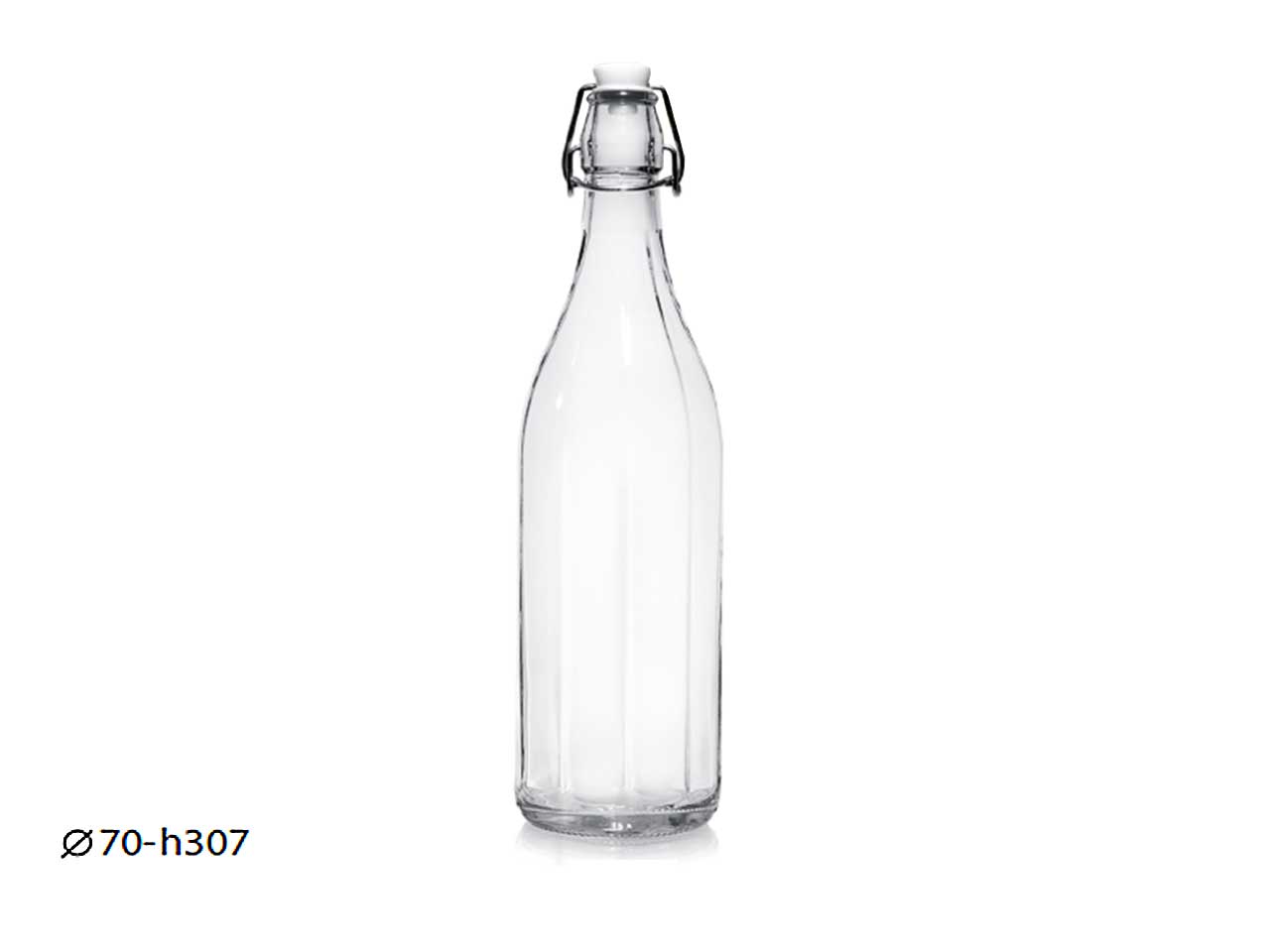 L.TRASPARENTE BOTTIGLIA D18390 1LT.