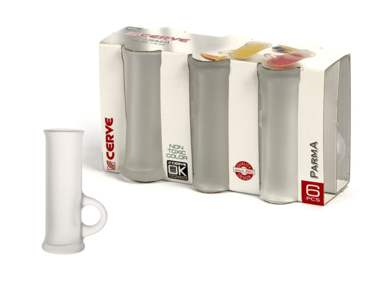 CES.6 BICCHIERI PARMA C/MAN.50CC T07310