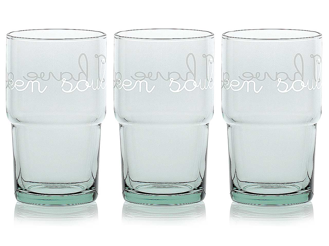 L.GREEN SOUL BICCHIERE 3pz 440cc M92730