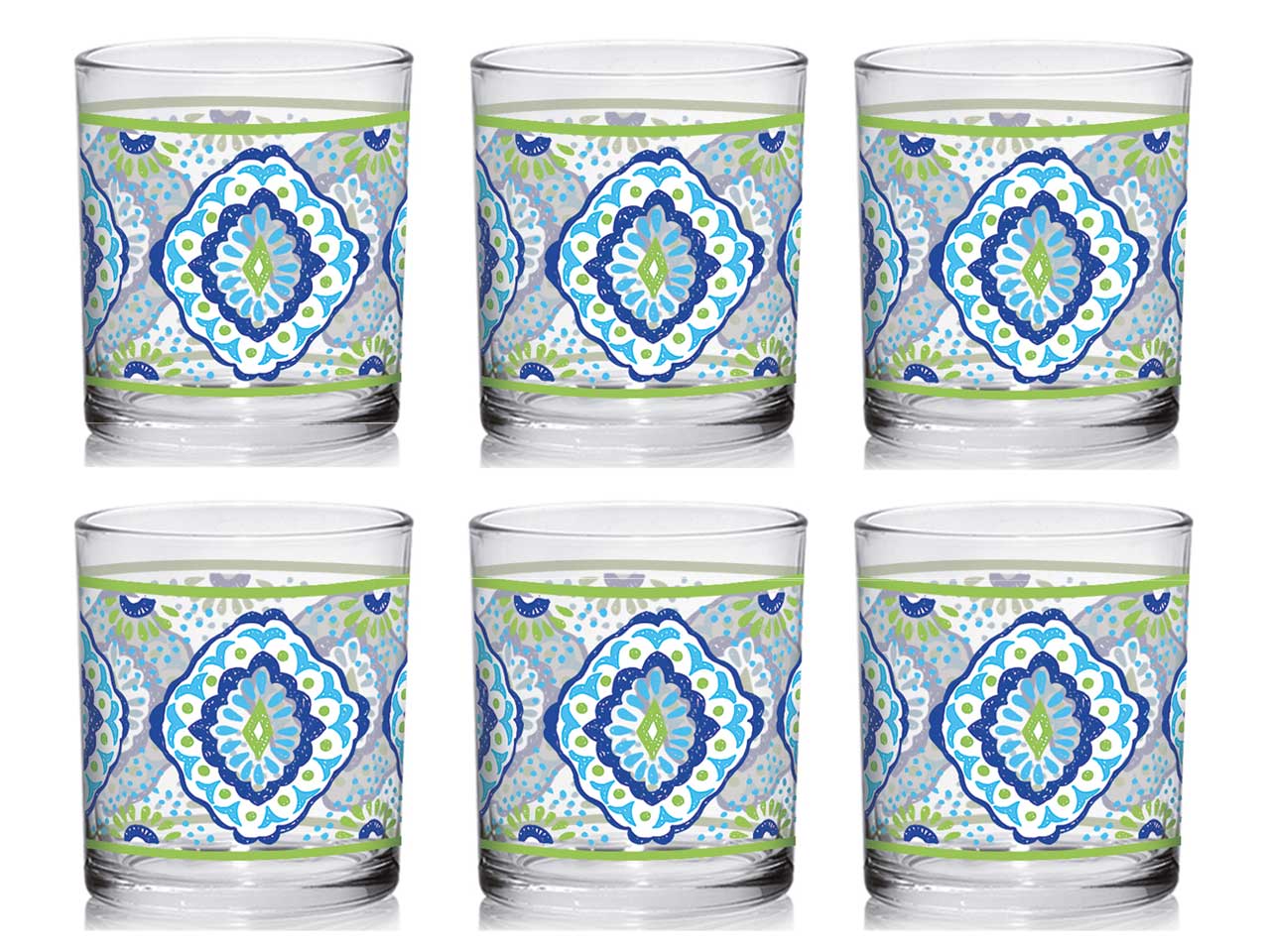 BICCHIERI ACQUA 220CC POMPEI 6PZ M99060