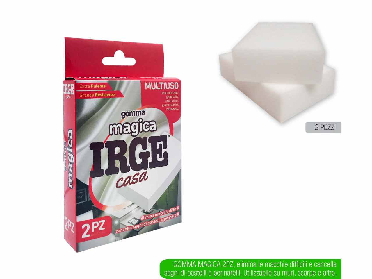GOMMA MAGICA 2pz GOM3304A