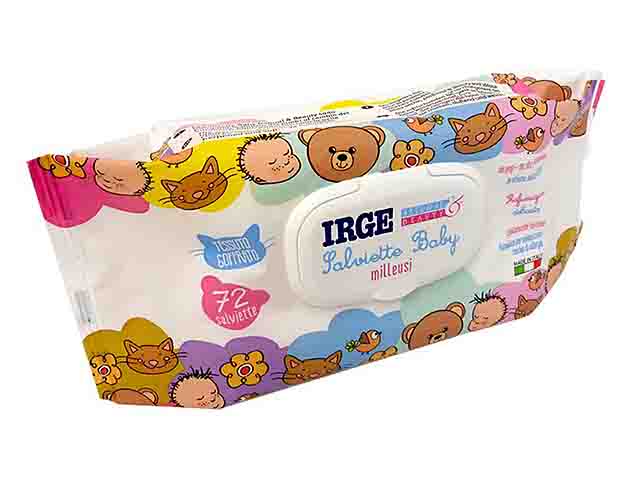 SALVIETTINE IRGE 72pz BABY SAL3330A SALVIETTINE IRGE 72pz BABY SAL3330A