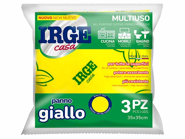 IRGE PANNO MULTIUSO GIALLO 3pz PAN4165A