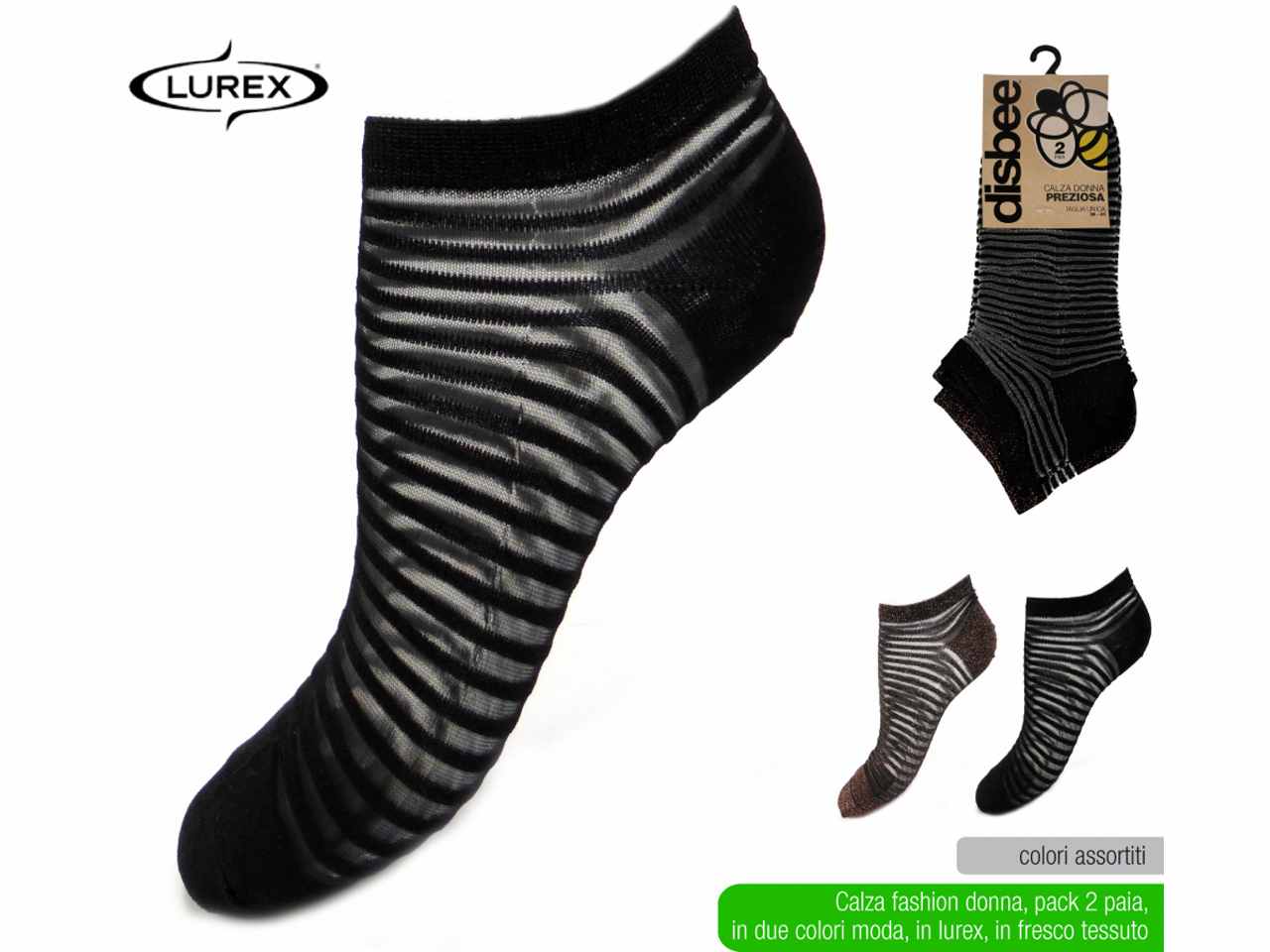 CALZA DONNA PREZIOSA 2pz 36-41 CAL4736A CALZA DONNA PREZIOSA 2pz 36-41 CAL4736A