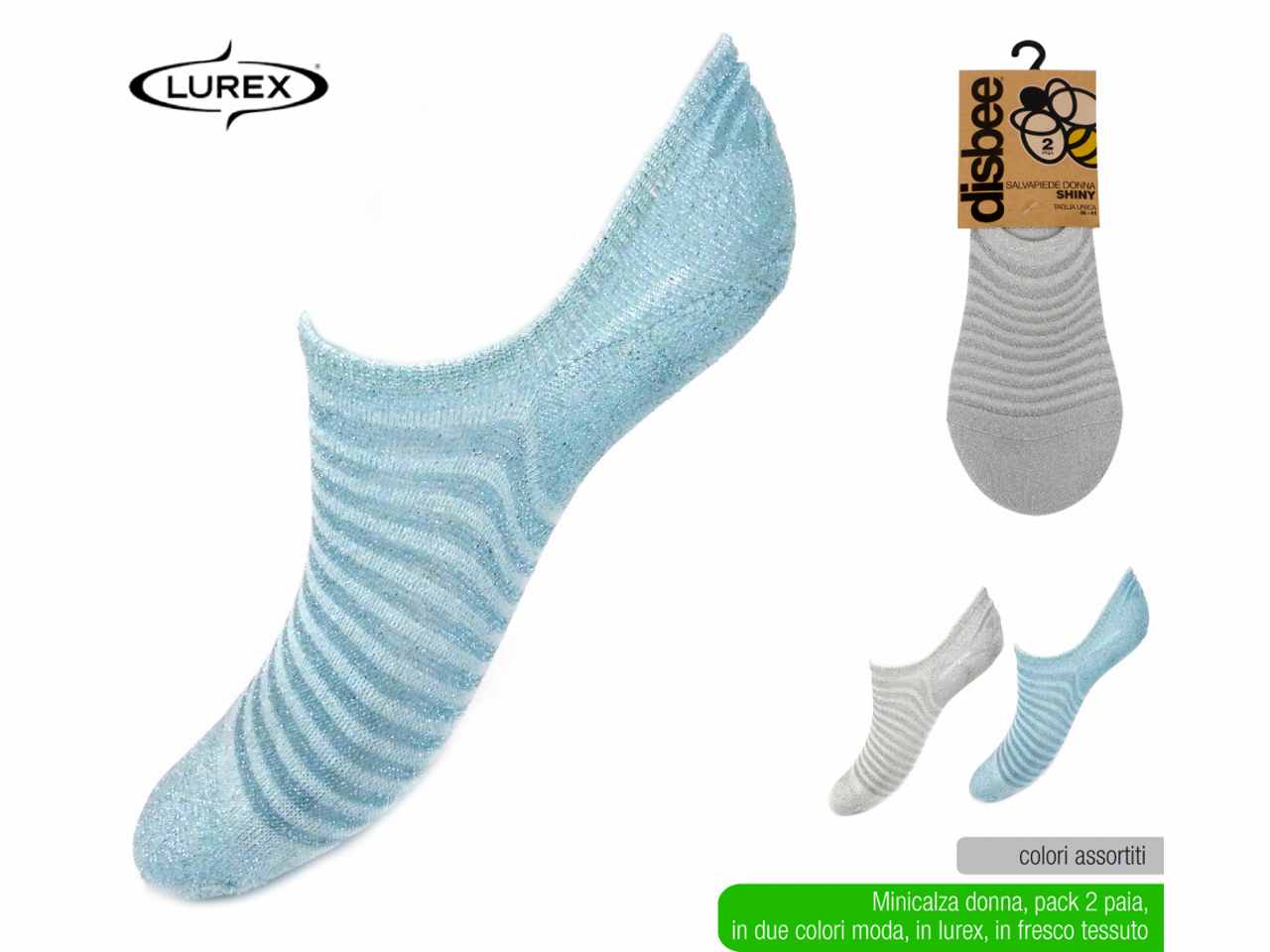 MINICALZA DONNA SHINY 2pz 36-41CAL4739A