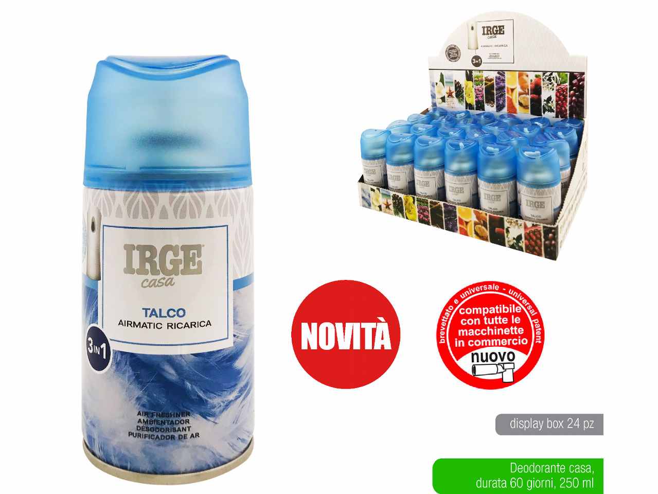 DEO IRGE 250ml TALCO DEO4939A DEO IRGE 250ml TALCO DEO4939A