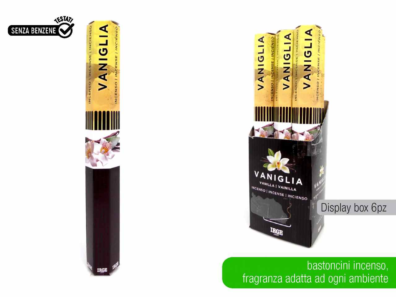 INCENSO VANIGLIA 20pz DEO4306A