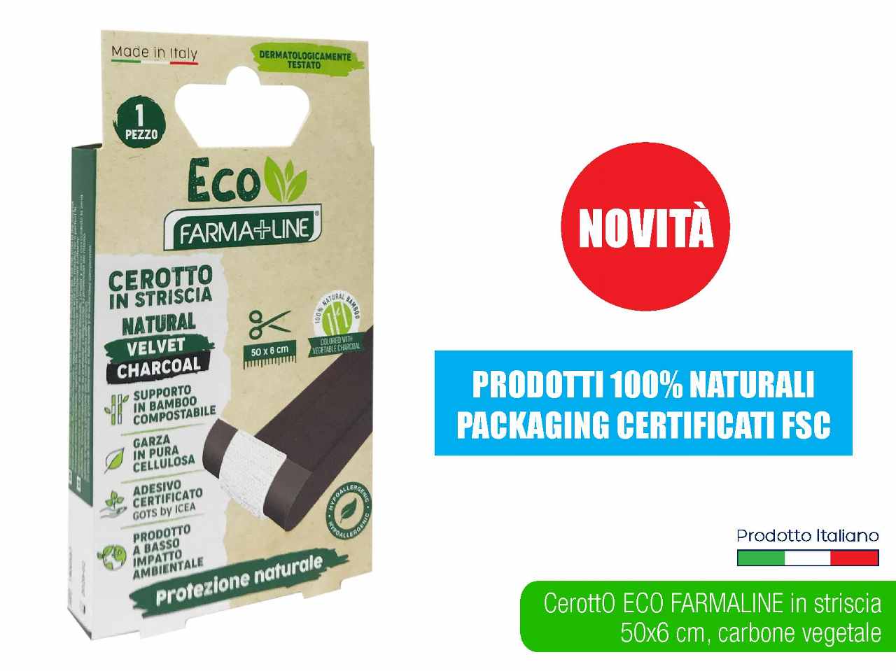 FARMALINE CEROTTI BAMBOO STRISCIA CER5168A FARMALINE CEROTTI BAMBOO STRISCIA CER5168A