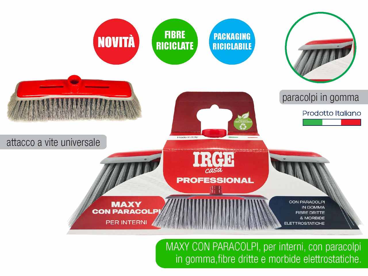 SCOPA PROFESSIONAL MAXY C/PARACOLPI SCO5026A SCOPA PROFESSIONAL MAXY C/PARACOLPI SCO5026A