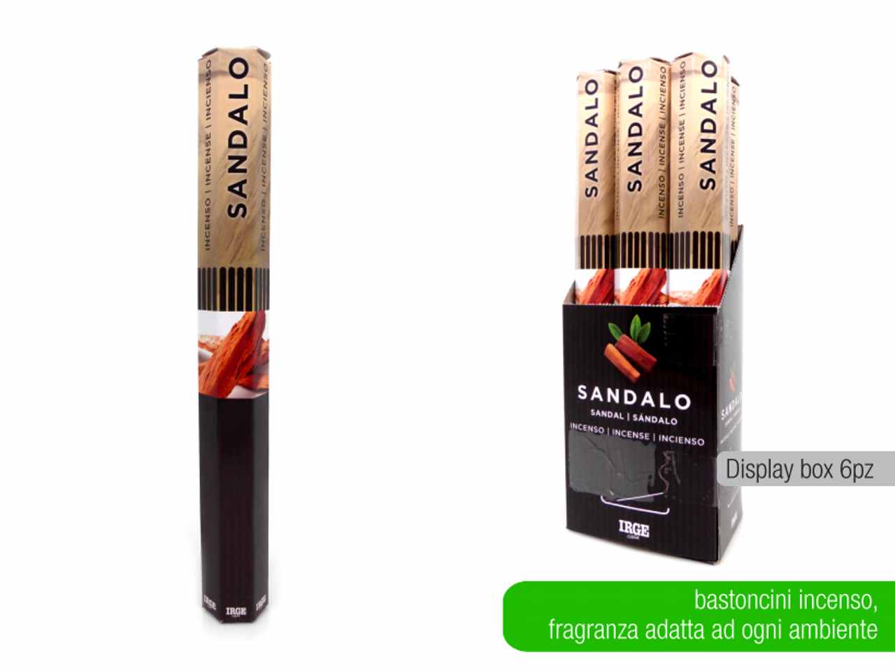 INCENSO SANDALO 20pz DEO4300A